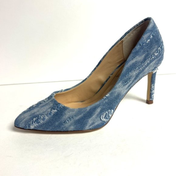 Charles David Womens Sublime Pump Heel Denim Size 6 M - Picture 1 of 6